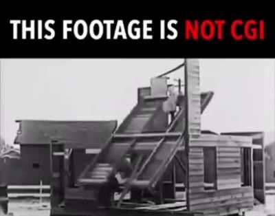 Buster Keaton's stunts were just that insane