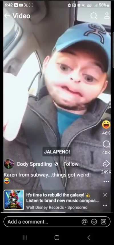 Karen at Subway 