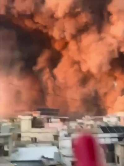 IAF Attack in Beirut on the main headquarter bunker of Hezzbala