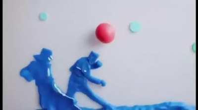 Claymation fight