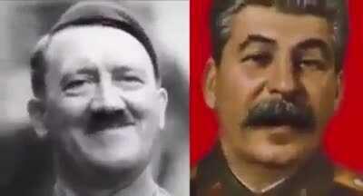 Hitler and Stalin deepfake.