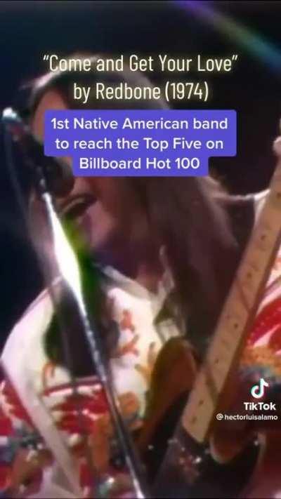 Redbone, The 1st Native American band to reach the Top Five on Billboard Hot 100