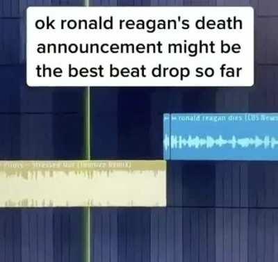 Former president Ronald Reagan died of pneumonia this afternoon at his home in California 💀