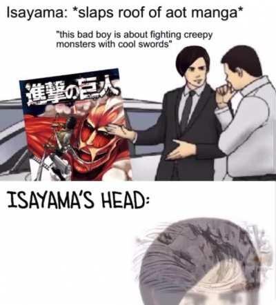 Isayama and his dirty salesman tactics