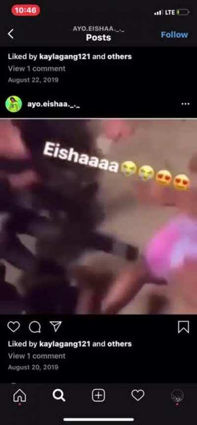 Dem lil kids smacking her shit 😂