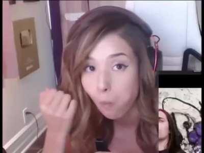 Poki demonstrating what she wants from you