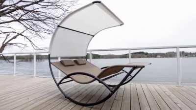 Double Chaise Rocker