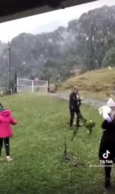 It’s currently winter in Brazil and some in the south are seeing snow for the first time ever!