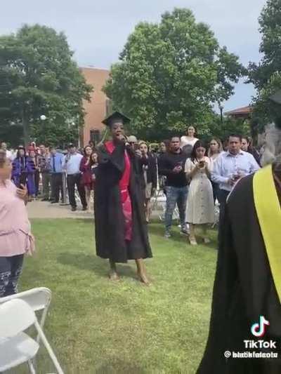 Graduation at LaGuardia Community College in New York