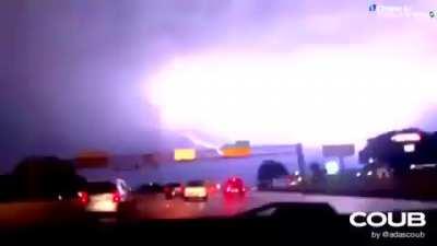 Huge Lightning strike!!