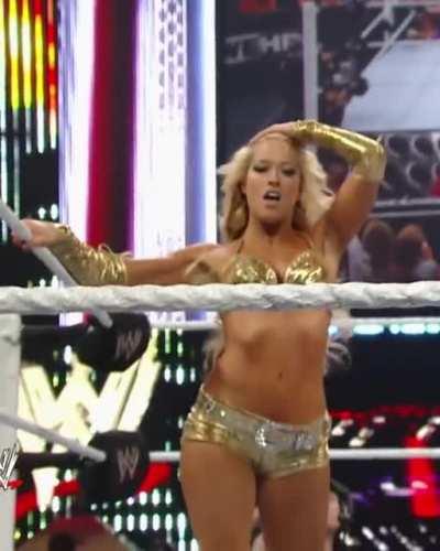 Doing Maryse's hair flip