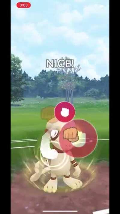 Smeargle can stun lock NPCs with 4 turn fast moves