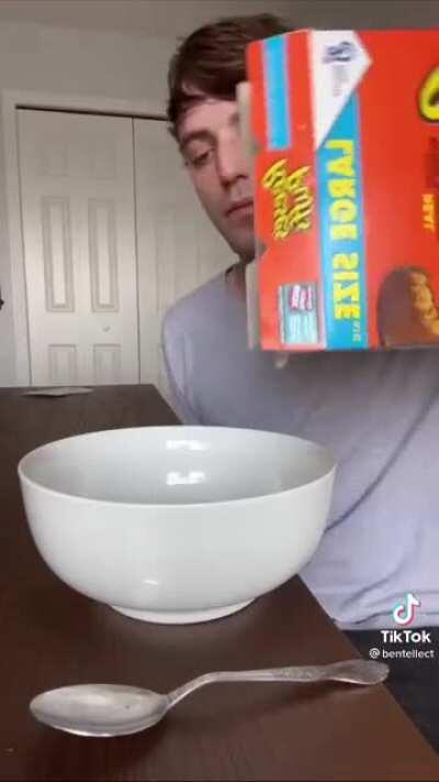 If cereal was king size