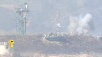 Hezbollah destroyed IDF 'Drone Dome' C-UAS (Anti-UAV system) and surveillance equipments in Metula.