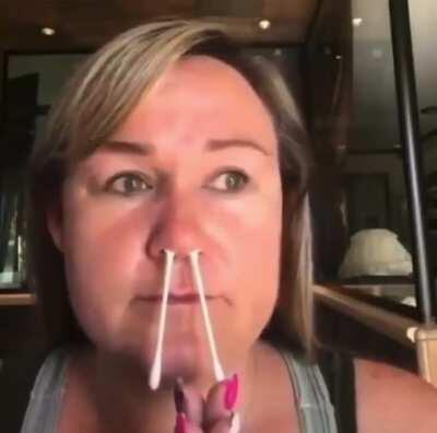 WCGW waxing your nose like an idiot