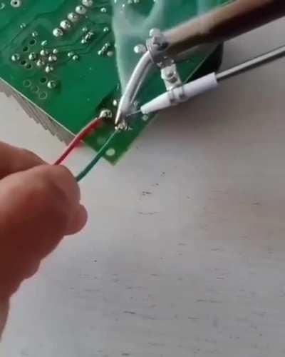 You've seen a soldering iron, but what about a reloadable soldering gun?