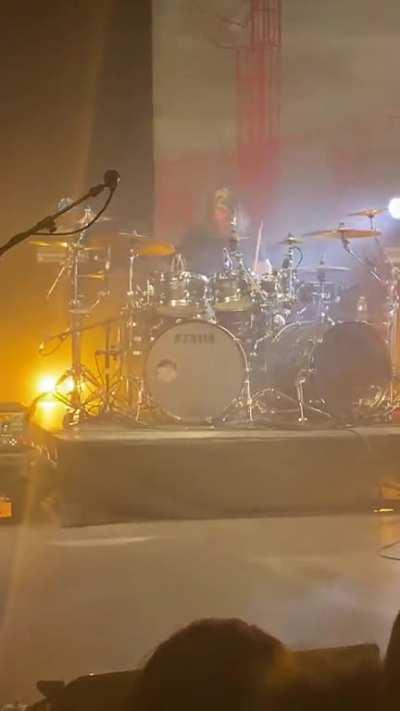 Last night’s London gig - Drum solo section on “Fix the Error”