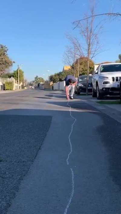 Quelle distance peut-on parcourir avec une craie?