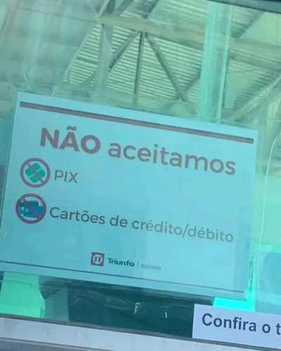 apenas cruzeiros, por favor.