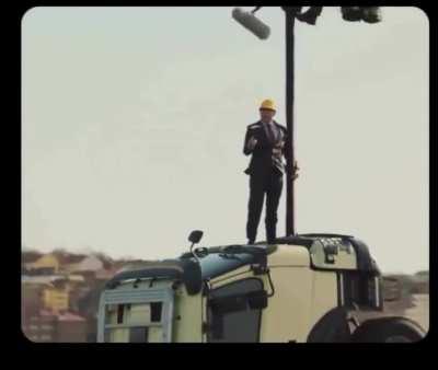 President of Volvo pulled of this insane stunt for an advertisement