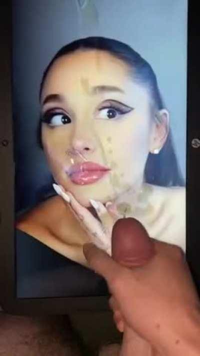 gave ariana her birthday cum tribute