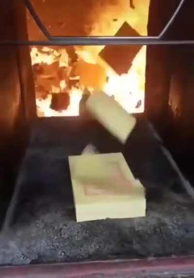 A sacrifice to the fire god