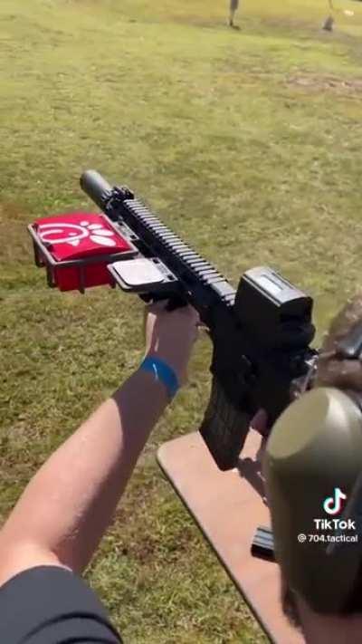 (Not my video) however, nothing fucks more than chicken numgets at the range.