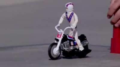 Evel Knievel Stunt Cycle was easily the coolest toy in 1973