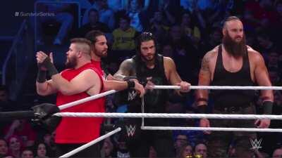 Roman and Seth complaining in sync