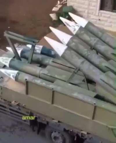 Video of Hamas preparing to launch rockets