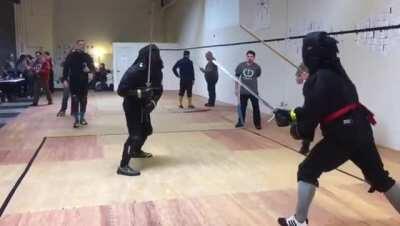 Don't​ bring a sword to a wrestling match