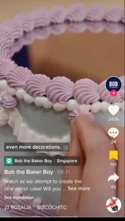 Mirror mirror on the wall, what TikTok cake is the dumbest of them all?