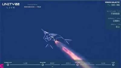 Billionaire Richard Branson and his Virgin Galactic rocket reached space.