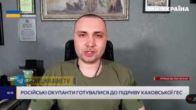 Budanov: The Russian Federation additionally mined the Zaporizhia NPP. The worst thing is that the cooler was mined. If they destroy it, there's a big chance that there's going to be a lot of trouble. He also mentioned that Russians deliberately blew up t