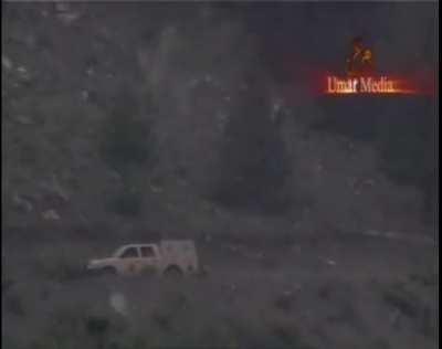 Fierce Tehreek e Taliban Pakistan / TTP machine gun ambush on Pakistan Army convoy