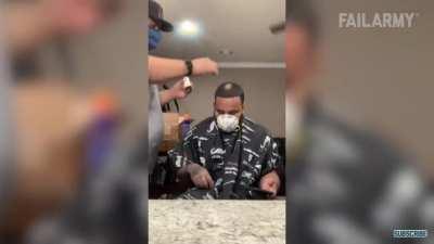 WCGW cutting someones hair