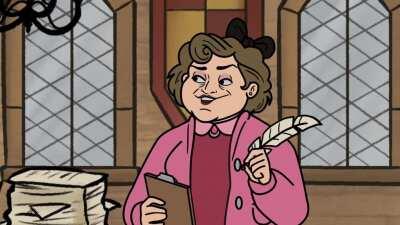 Here’s my most recent animation from the Harry Potter audiobooks. A lot of people requested an Umbridge scene.