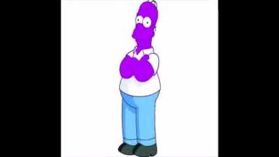 the simpons... go pruple?!??!! the simpsons purple curse!!!!