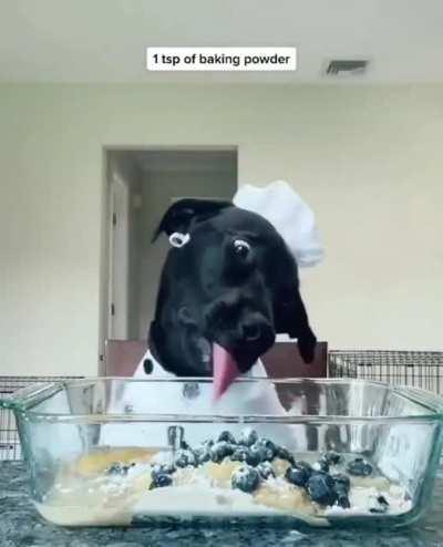 Making some delicious pupcakes