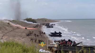 Entrenamiento: Operación de desembarco anfibio de la Infantería de Marina de la Armada Argentina (IMARA)