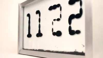 Ferrofluid time counter