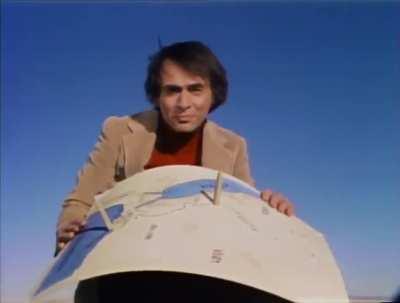 CARL SAGAN explains how the ancient Greeks knew the Earth was round and calculated its circumference over 2,000 years ago. Credit: COSMOS (1980)