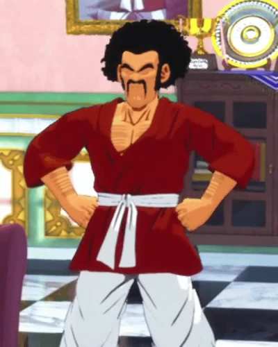 Made a gif of Mr Satan vibing.