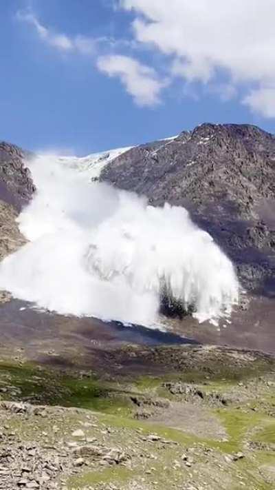 Caught in an avalanche in Kyrgyzstan