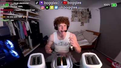 Boogles puts his fork in the toaster (Again...)