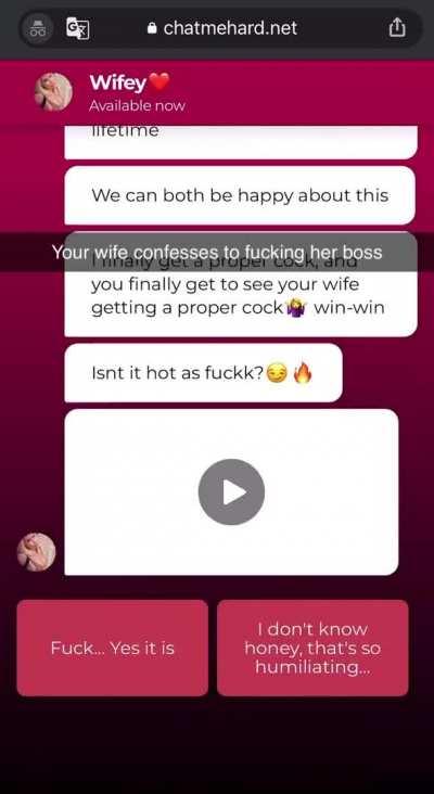 Your wife confesses to fucking her boss [Part 4]