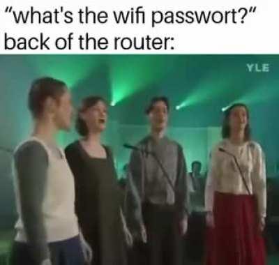 Wifi password