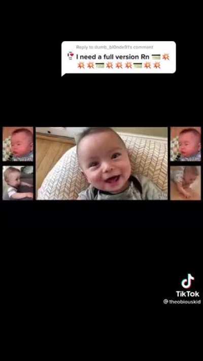 Dad edits his baby’s sounds for a year into thunderstruck