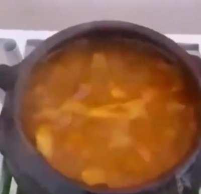 WCGW cooking a stew