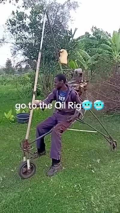 How does this African man playing Rust in real life scale